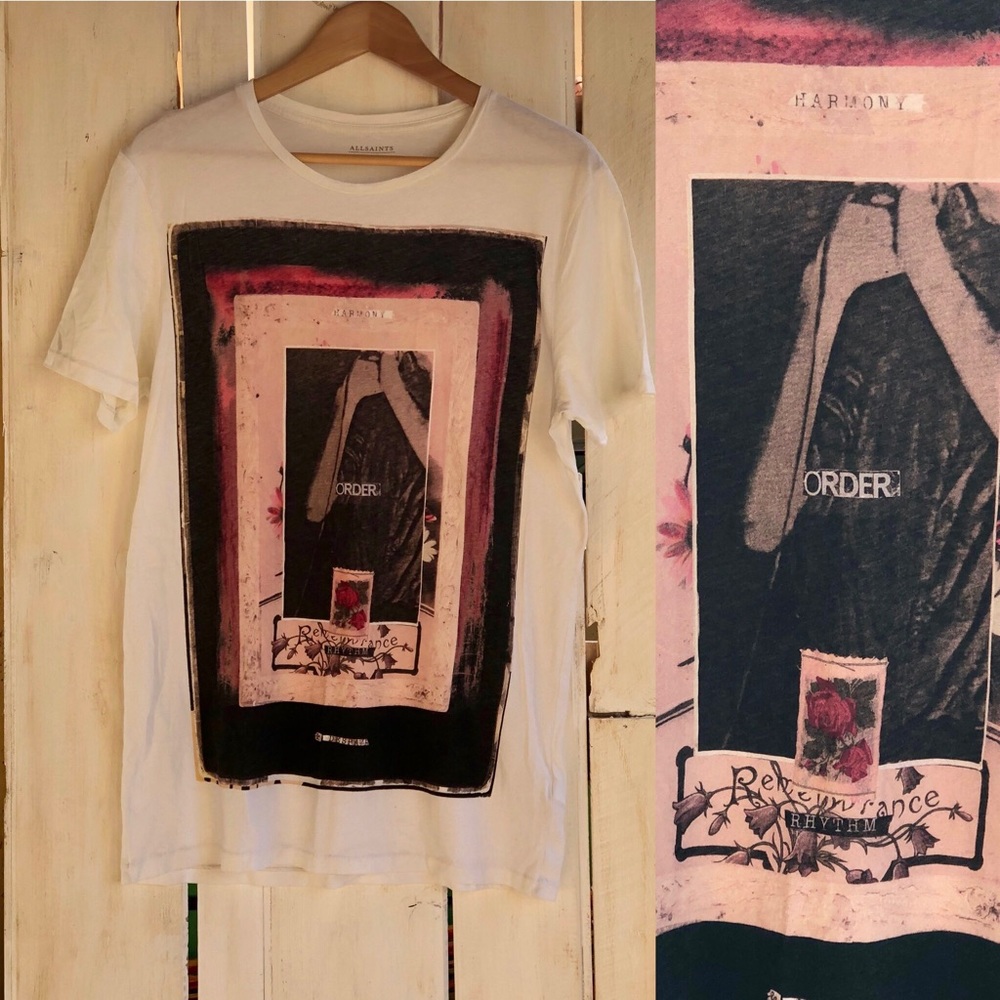 All Saints Order Tee Size Medium